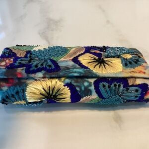 NWT Anthropologie beaded clutch